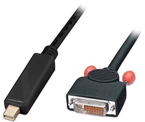 Lindy przewód mini DisplayPort na DVI-D, czarny 3 m 41697