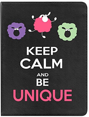 Samsung Be Cool BeCool 360-sg22-no-keepl8 etui ochronne na telefon komórkowy 360 stopni z systemem rotacji i funkcją stojaka do Galaxy Tab 7.0 tryb 2016 z designem Keep Calm and Be Unique, wielokolorowe 360-SG222-NO-KEEPL8