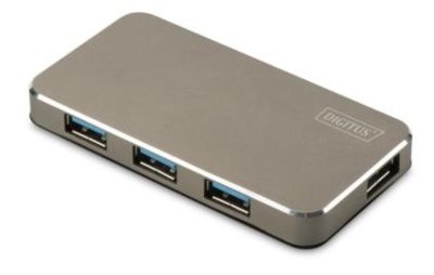 Digitus HUB USB 4 USB 3.0 HUB aktywny PSU 5V/2A DA-70240