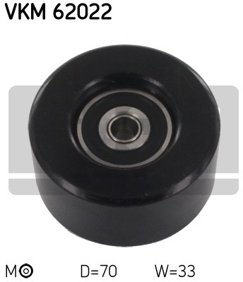 SKF Rolka napinacza, pasek klinowy wielorowkowy VKM 62022