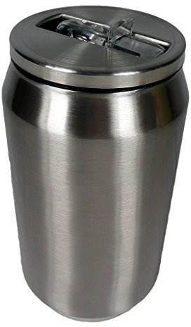 YOKO DESIGN Yoko wzornictwo puszka, pojemnik izolacyjny, ze stali nierdzewnej, 13 cm 1289