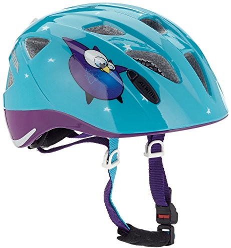 Alpina Ximo Flash kask rowerowy dla dzieci, niebieski 9710050_Owls_45-49