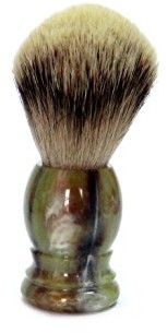 Golddachs pędzel do golenia, 100 procent Silvertip, zielono-brązowy uchwyt z tworzywa sztucznego, 1 sztuki 7612020401