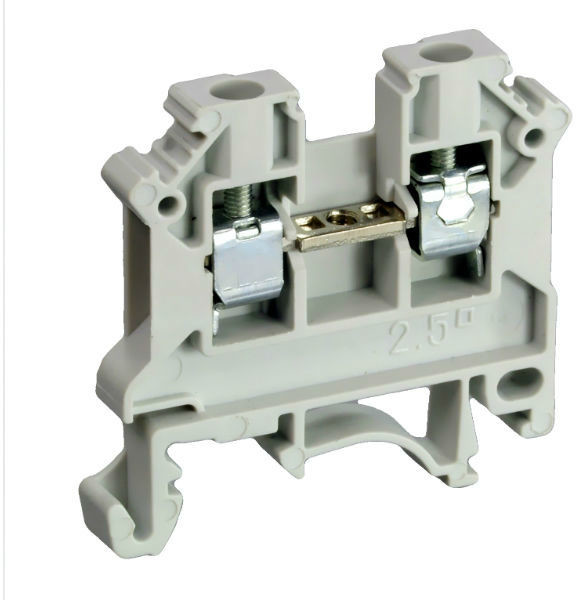 Simet Złączka szynowa 2-przewodowa 2,5 szary 11221312