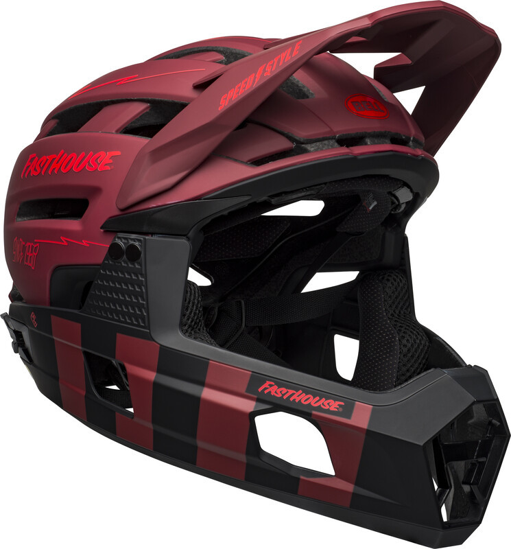 Bell Super Air R MIPS Kask, matte red/black fasthouse L | 58-62cm 2021 Kaski MTB 210218-027