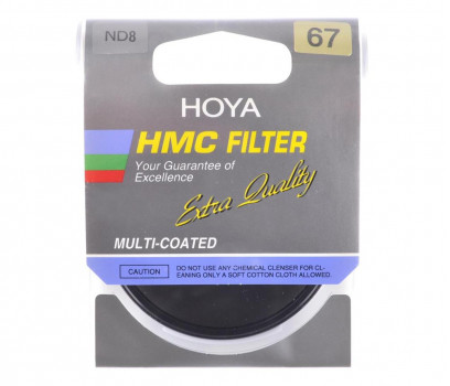 Hoya NDX8 HMC 67 mm szary