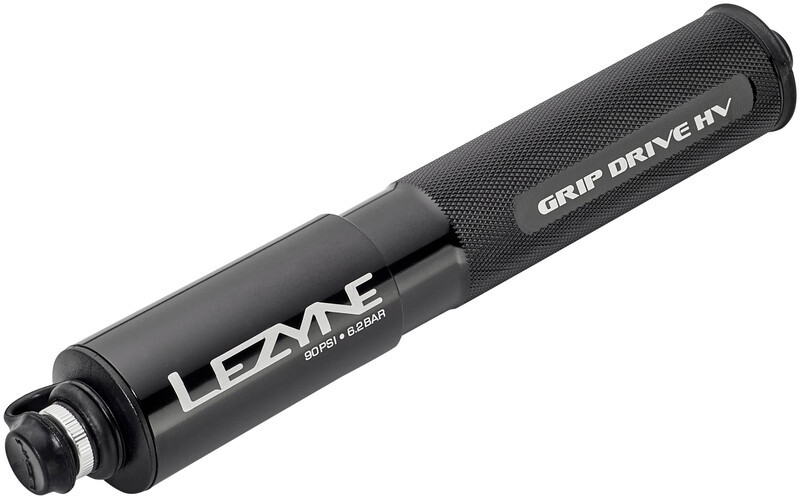 Lezyne Grip Drive HV Mini Pump S, black 2021 Mini pompki 452100039