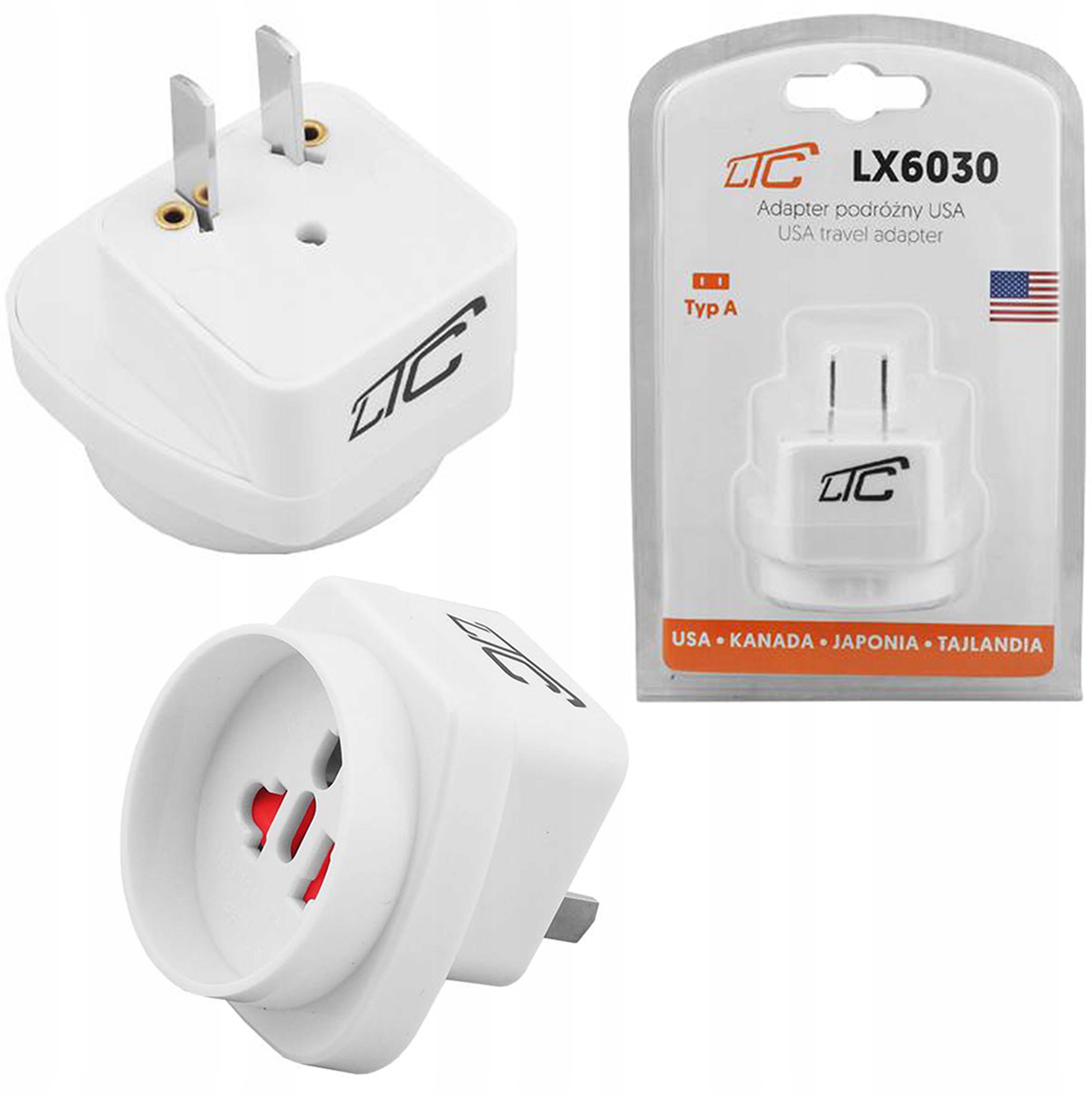 Adapter Podróżny Usa 110V-10A