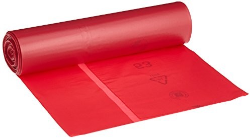 DEISS PREMIUM deiss Premium 11002 worki na śmieci, 700 MM X 1100 MM X 0,06 MM, 25 na rolkę, czerwony 11002