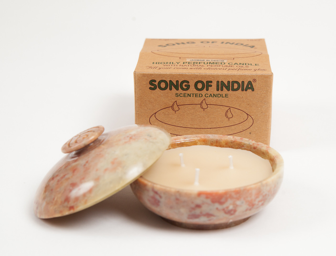 Song Of India Nag Champa świeca zapachowa w kamieniu