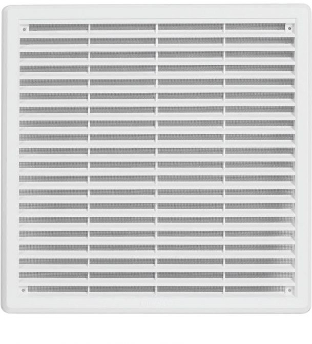 HACO Kratka wentylacyjna z siatką VM 300x300 KB biała 0301