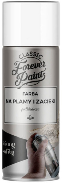 Forever paints Farba podkładowa na plamy i zacieki Forever Paints 400 ml biała