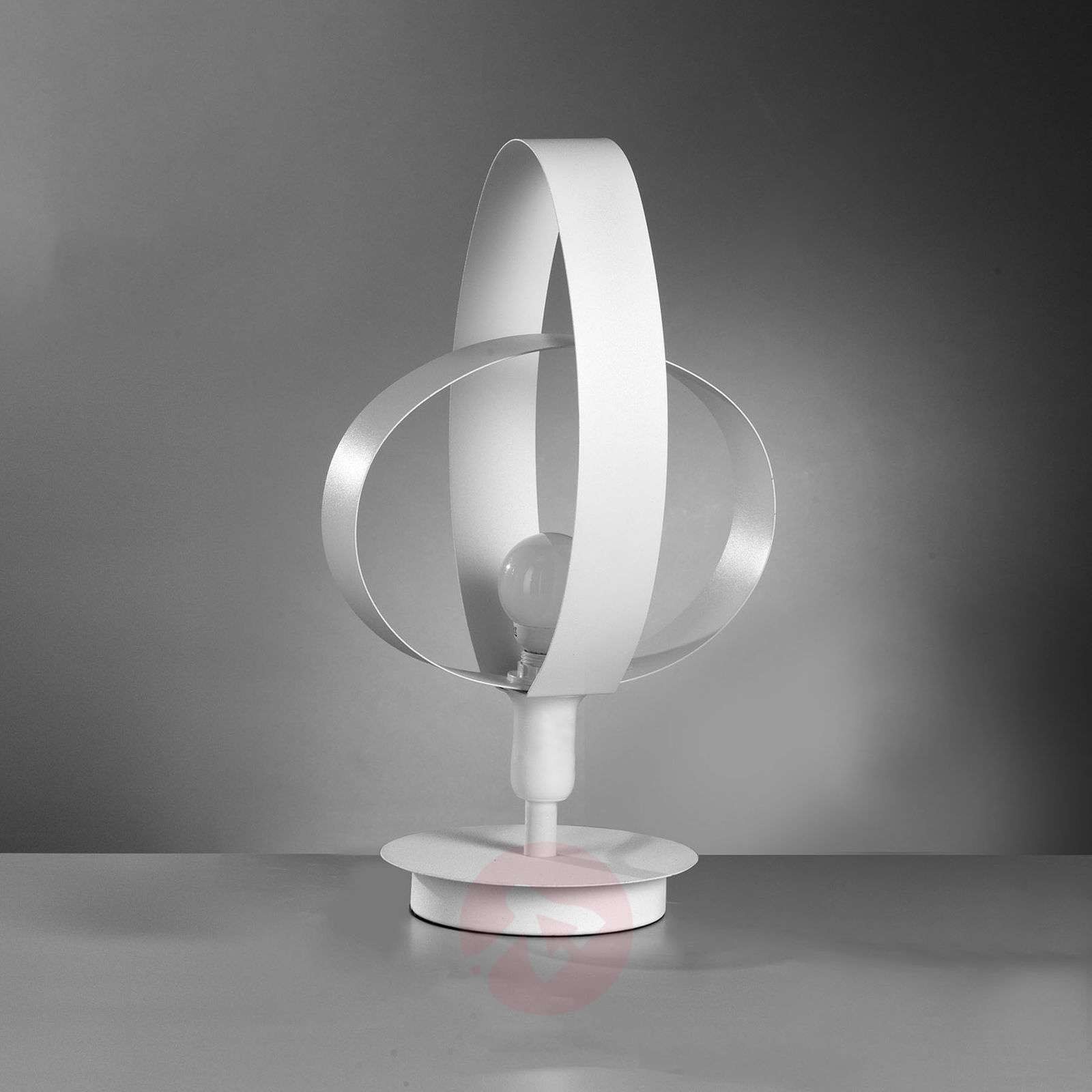 ONLI Lampa stołowa Serena o pięknym wzornictwie, biała