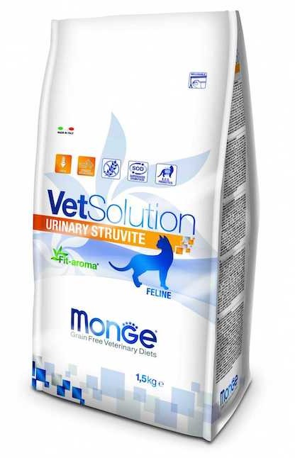 Monge vetsolution cat urinary struvite 1,5kg