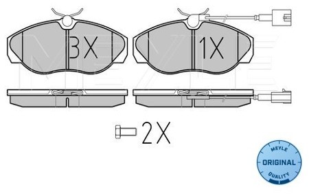 Wulf Gaertner Autoparts Zestaw klocków hamulcowych, hamulce tarczowe Wulf Gaertner Autoparts 025 236 0219/W