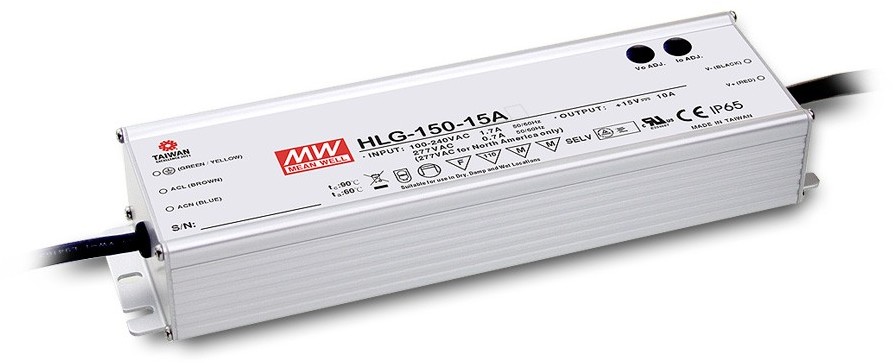 Mean Well Zasilacz HLG-150H-24 151.2W 6.3A 24V