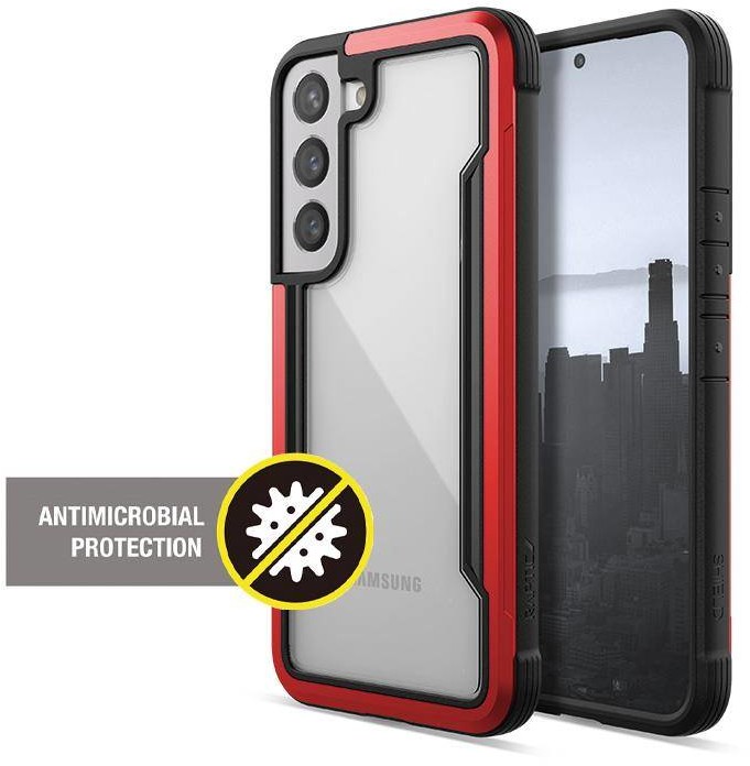 X-Doria Raptic Shield Pro - Etui Samsung Galaxy S22 5G (Antimicrobial Protection) (Red) b2btrade-22400-0