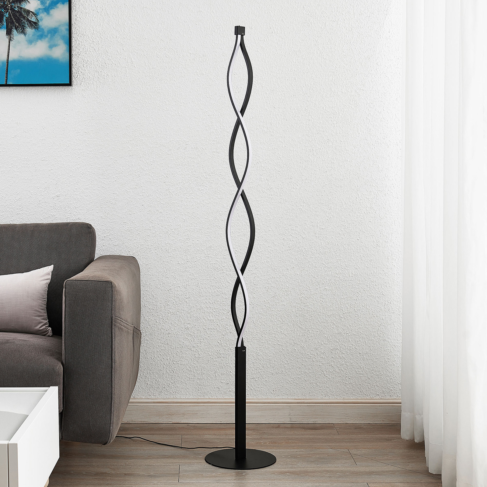 LINDBY Lindby Welina lampa stojąca LED