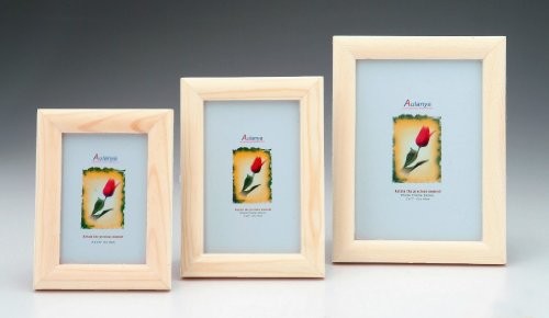 Glorex GmbH glorex ramka na zdjęcia z szkło, drewno, FSC, naturalny, 14 x 17,5 x 1 cm 6 1683 400