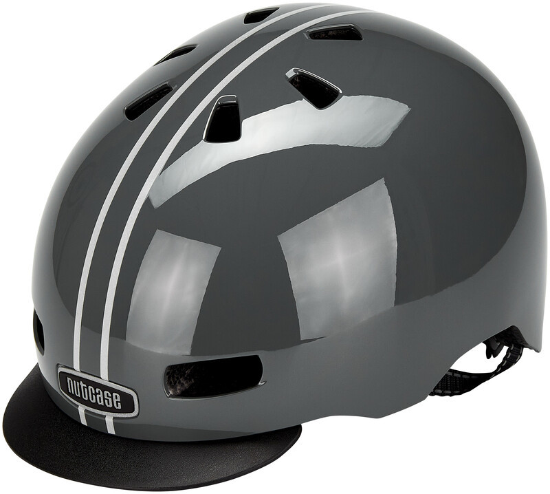 NUTCASE Street MIPS Kask, suit and tie stripe matte reflective M | 56-60cm 2020 Kaski miejskie i trekkingowe 10001068