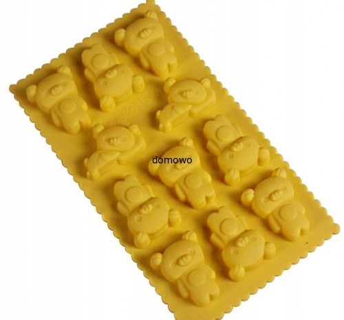 FOREMKA FORMA SILIKONOWA mini misie czekoladki