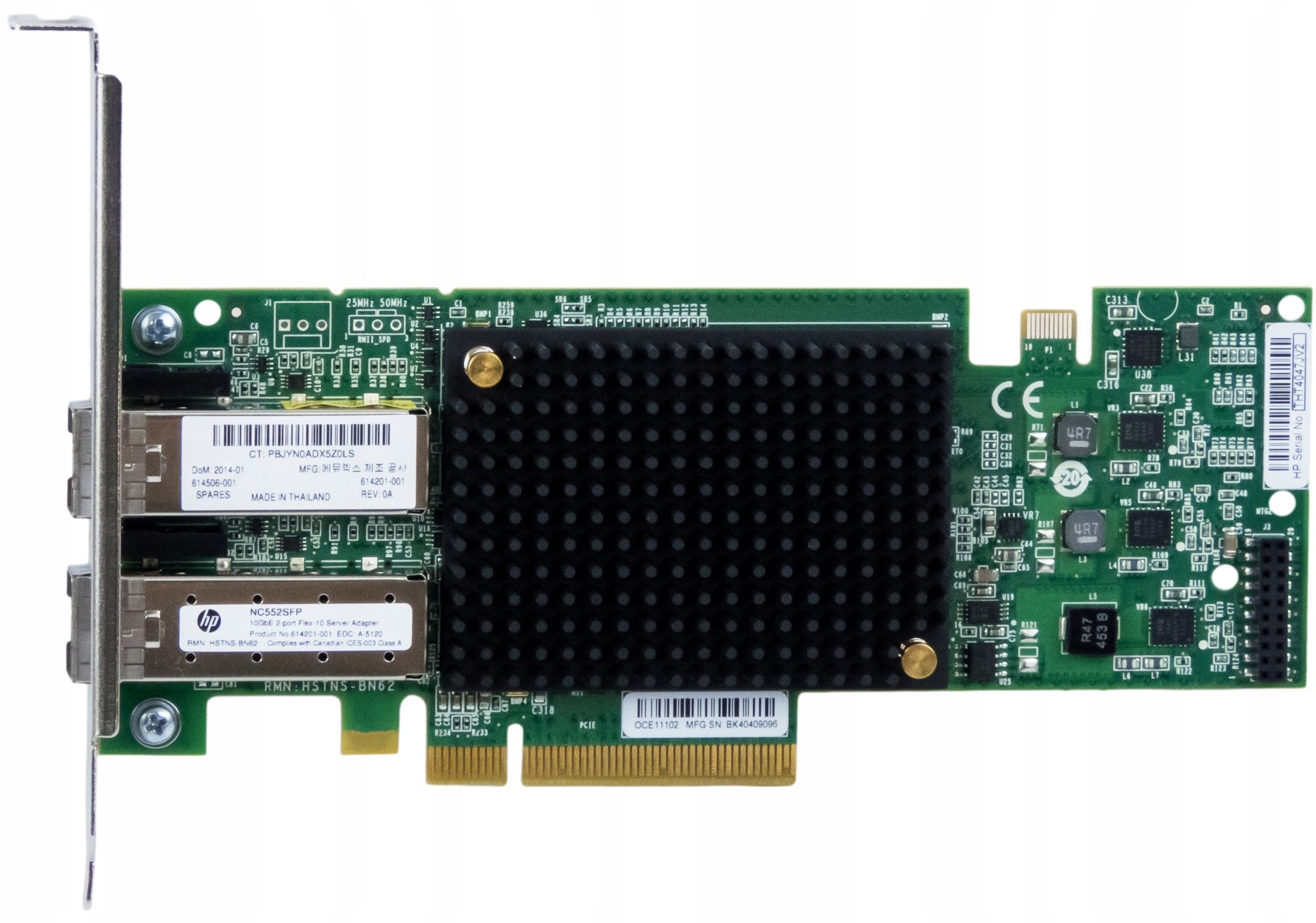 HP 614506-001 Server Adapter 614201-001 NC552SFP