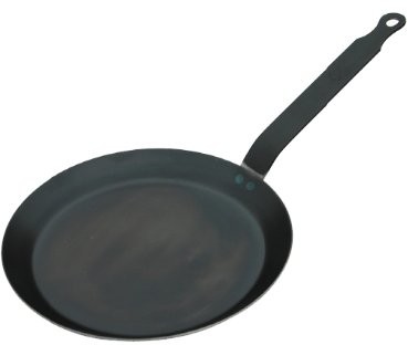 De Buyer Force patelnia naleśnikowa z uchwytem stalowym, o grubości 2 mm 530324