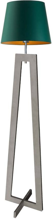 Lysne Drewniana lampa podłogowa KOS GOLD 15609/43