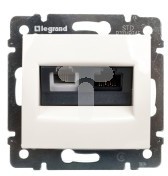 Legrand Gniazdo ścienne VALENA Komputerowe Podwójne 1xRJ+1xRJ45 moduł 774180 krem