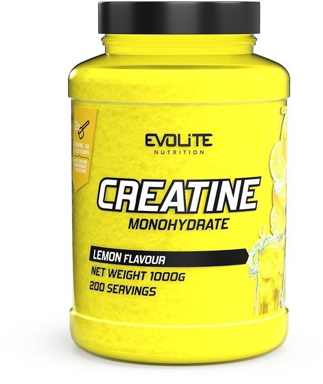 Evolite Creatine Monohydrate 1000g Lemon