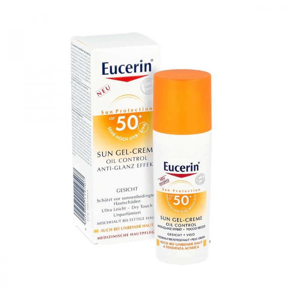 Beiersdorf AG Eucerin Eucerin Sun ochronny krem-żel do twarzy SPF50+ matujący 50 ml