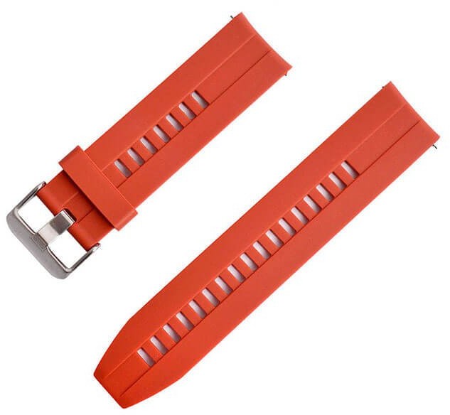 Cyfra.eu Pasek sportowy Wymienny pasek do smartwatcha 22 mm Czerwony Wymienny pasek czerwony