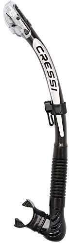Cressi Alpha Ultra Dry fajka do nurkowania, czarny, jeden rozmiar ES258130
