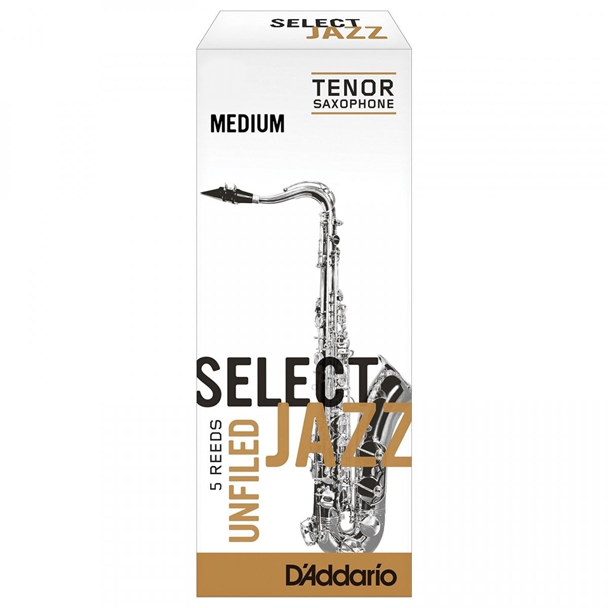 D'Addario Select Jazz unfiled kartki na Tenor altowy (5 sztuki) RRS05TSX2M
