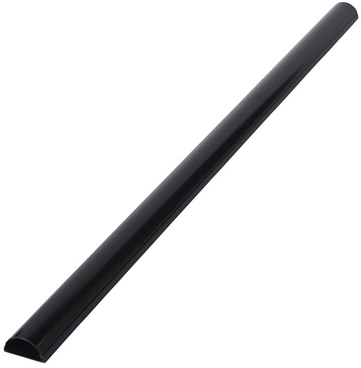 Listwa półokrągła na kable 50 x 25 x 1200 mm czarna 1D5025B/EH