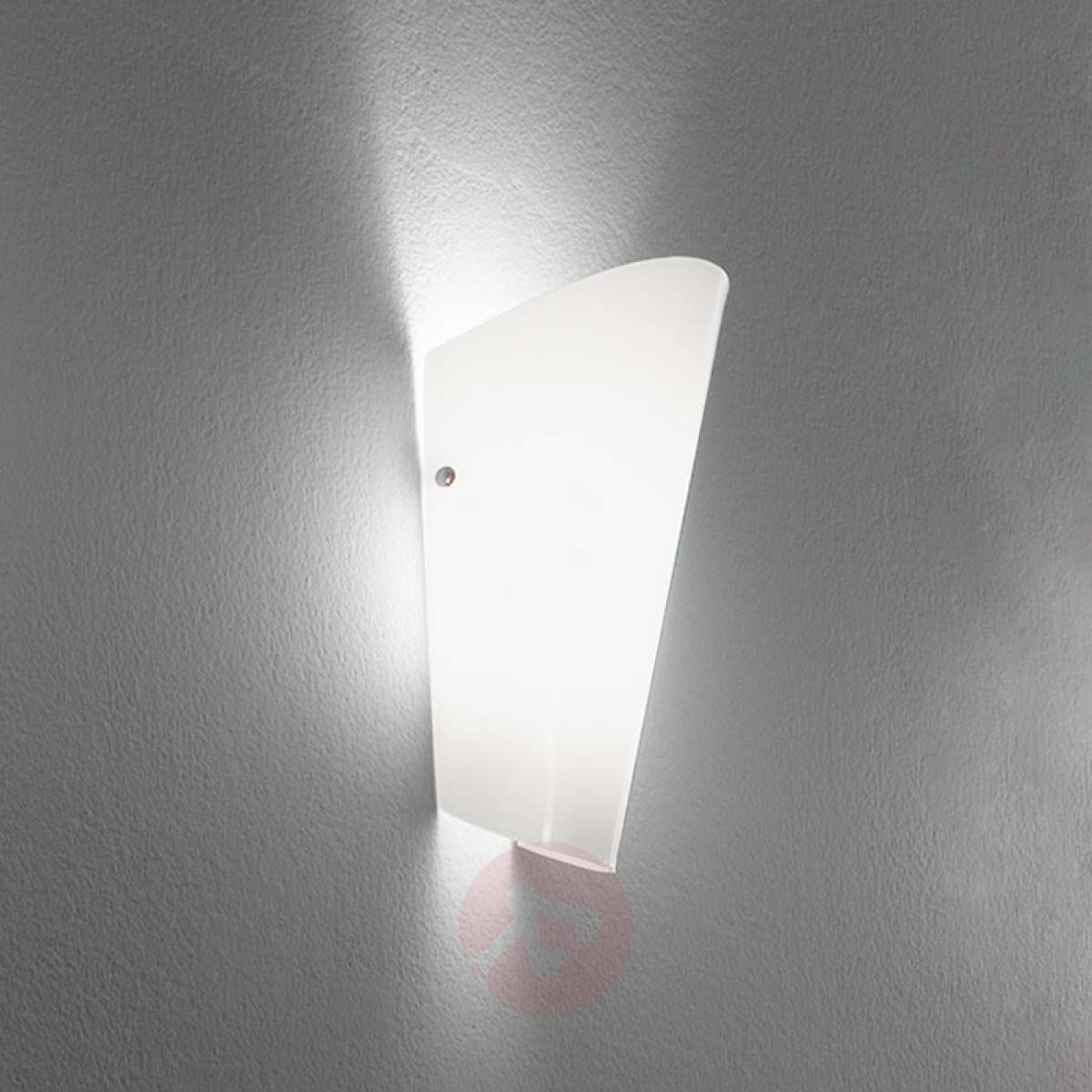 Selene Estetyczna lampa ścienna Bloom w kolorze białym