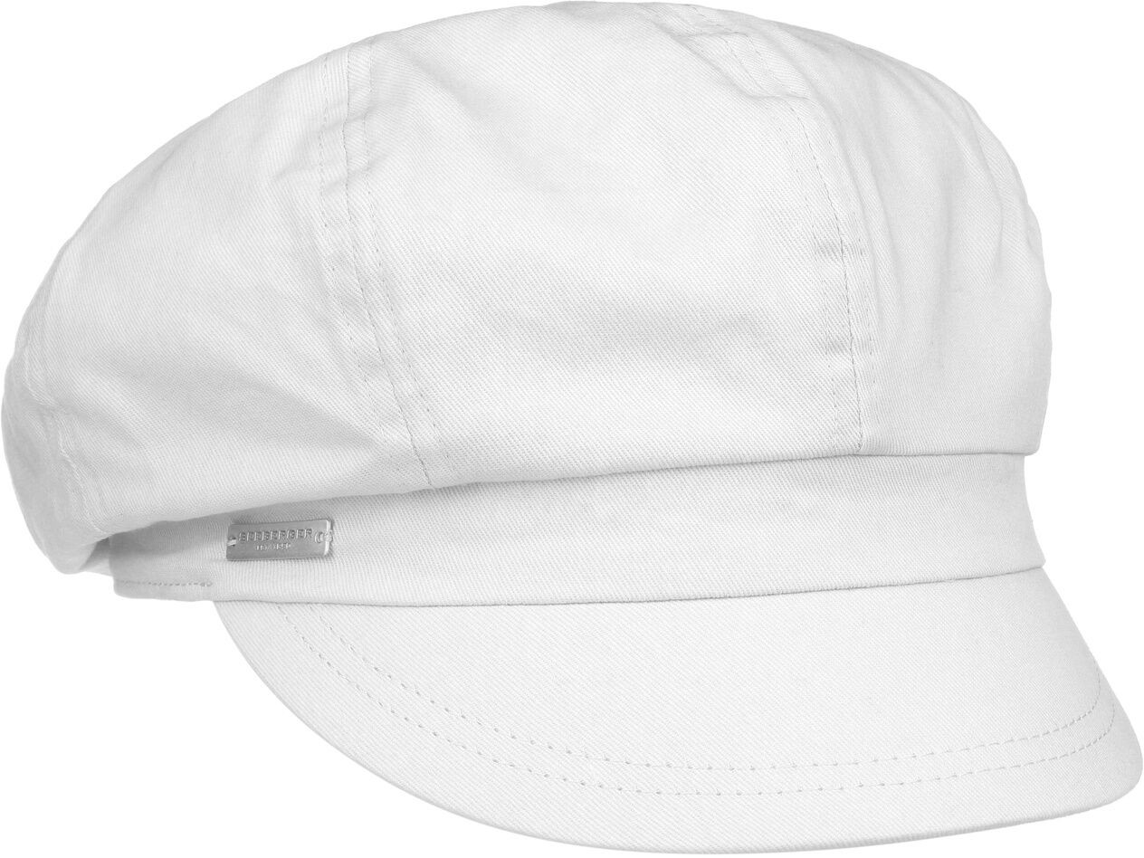 Seeberger Czapka Kaszkiet Azalee by biały, One Size