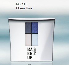 MAKE UP FACTORY MAKEUP CIENIE QUATRO 4,8 G - NR 44 OCEAN DIVE