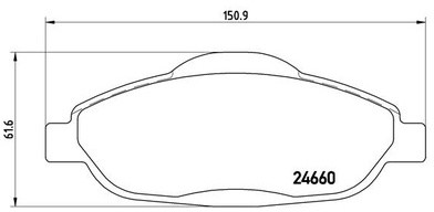 BREMBO P 61 101X P 61 101X