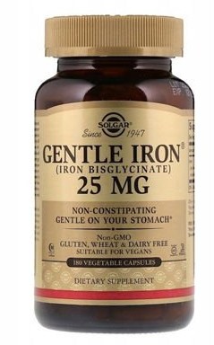 SOLGAR SOLGAR Gentle Iron 25 mg 180 vcaps