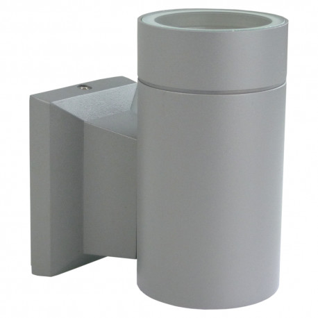 GTV Oprawa elewacyjna GU10 10W IP54 szara kinkiet lampa ścienna BALEO MINI 6879 LD-BALGU10-0S