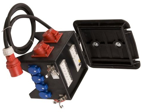 PCE Polska sp. z o.o. Rozdzielnica przenośna SŁUPSK 2x32A/5P 2x5P/2xB16 4xGS/4xB16 FI 9474590W