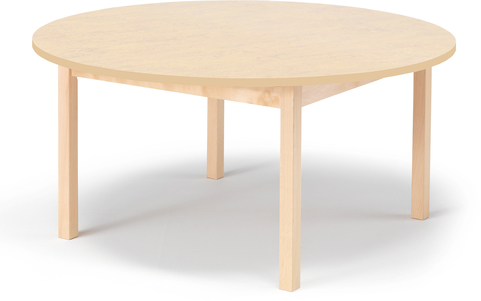 AJ Produkty Stół Decibel, 1200 x 720 mm, dźwiękochłonne linoleum, beżowy