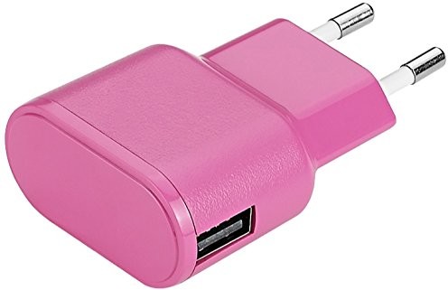 Aiino Apple Wall Charger USB zasilacz ładowarka gniazdko 1 port USB 1A - różowy 8050444843420