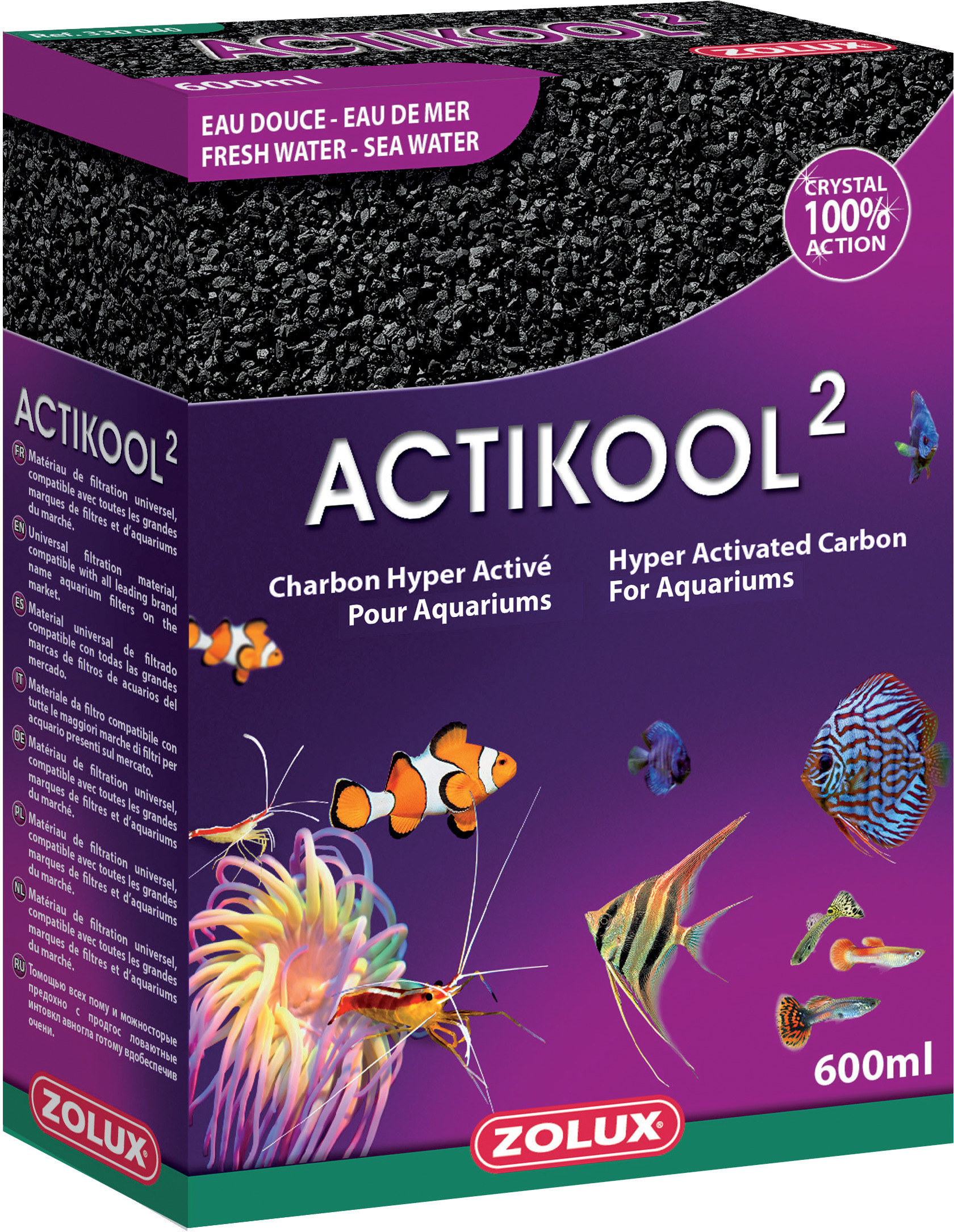 Zolux Actikool 2 węgiel 600 ml 330040