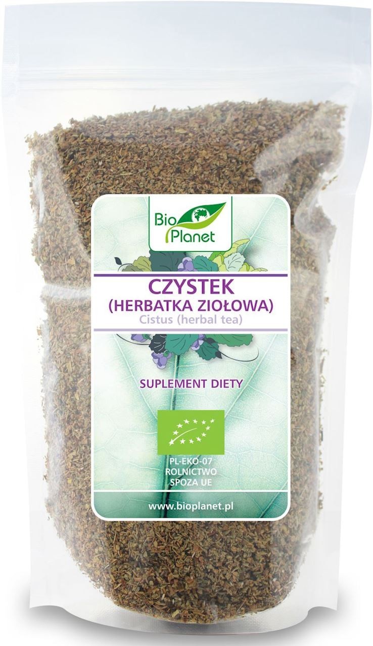 Bio Planet seria BIAŁA (herbatki, zioła) CZYSTEK (HERBATKA ZIOŁOWA) BIO 250 g - SD-BP-088773