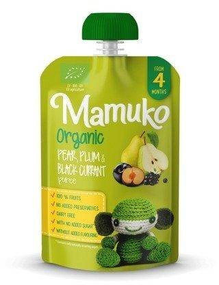 Mamuko MAMUKO Puree owocowe BIO gruszka śliwka czarna porzeczka kidyb2b.pl-1650-0