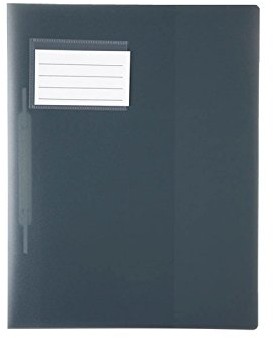 Idena 307850  skoroszyt do formatu DIN A4, nadwymiarowa szerokość, czarny 307850