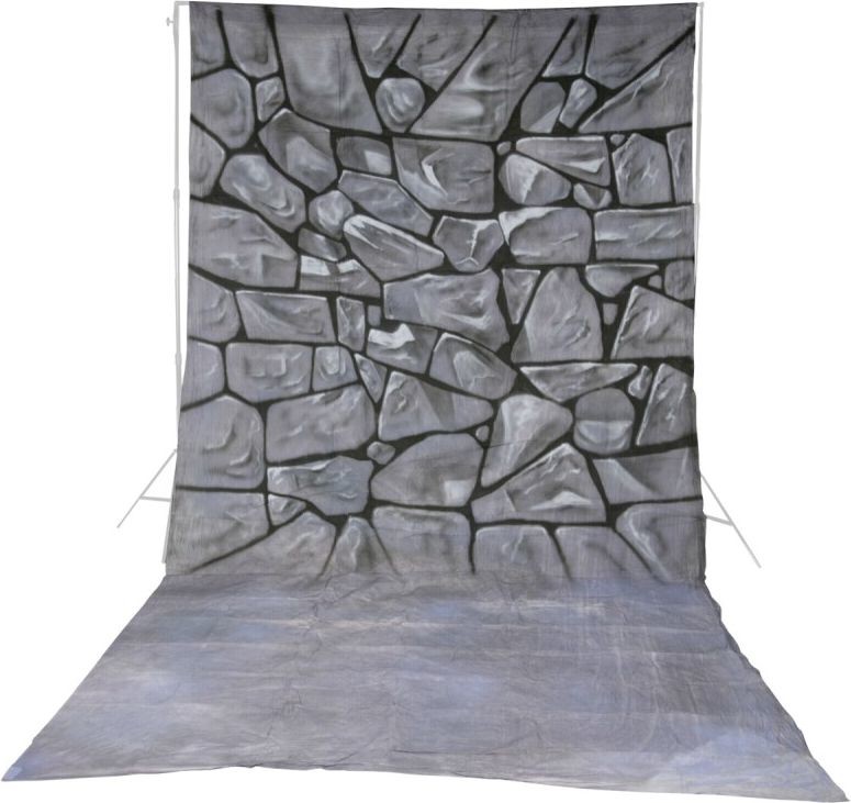 Walimex Pro Cloth Background Stones, 3x6m - 15483