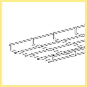Korytka siatkowe 30x100 mm (3 m) Korytka siatkowe o wysokości boku 30 mm, szerokości 100 mm (3 m) R0310E